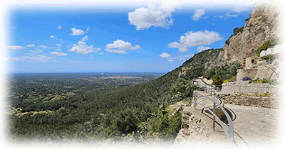 Aussicht auf die Sierra de Levante