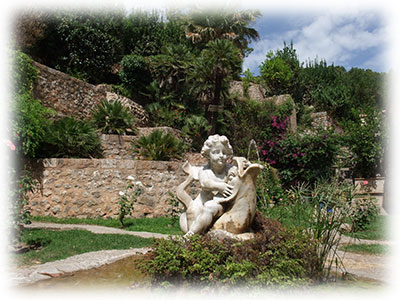 La Granja Brunnen mit Figur