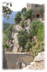 Castell de Alaró Treppen Aufgang