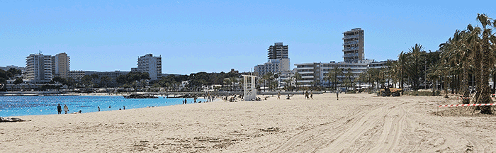 Strand von Magaluf